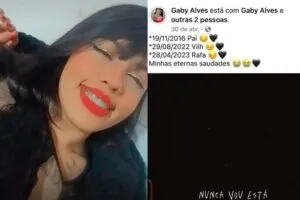 Jovem que morreu em acidente fez publicação lamentando a morte de amigos e familiares