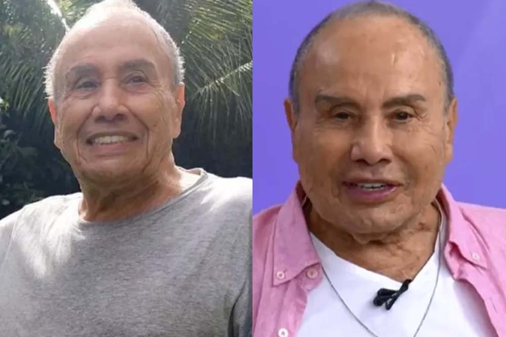Stênio Garcia surge irreconhecível após fazer harmonização facial aos 91 anos