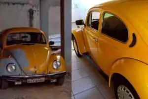 Fusca é furtado em menos de 5 minutos no Anel Viário, em Limeira