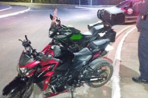 GCM recupera motos roubadas na rotatória do Ouro Verde, em Limeira