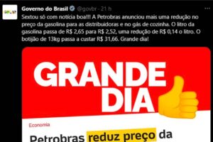 Governo volta a usar perfis públicos para ironizar Bolsonaro