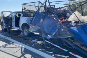 Trabalhador morre atropelado por caminhão na Rodovia dos Bandeirantes, em Santa Bárbara d'Oeste