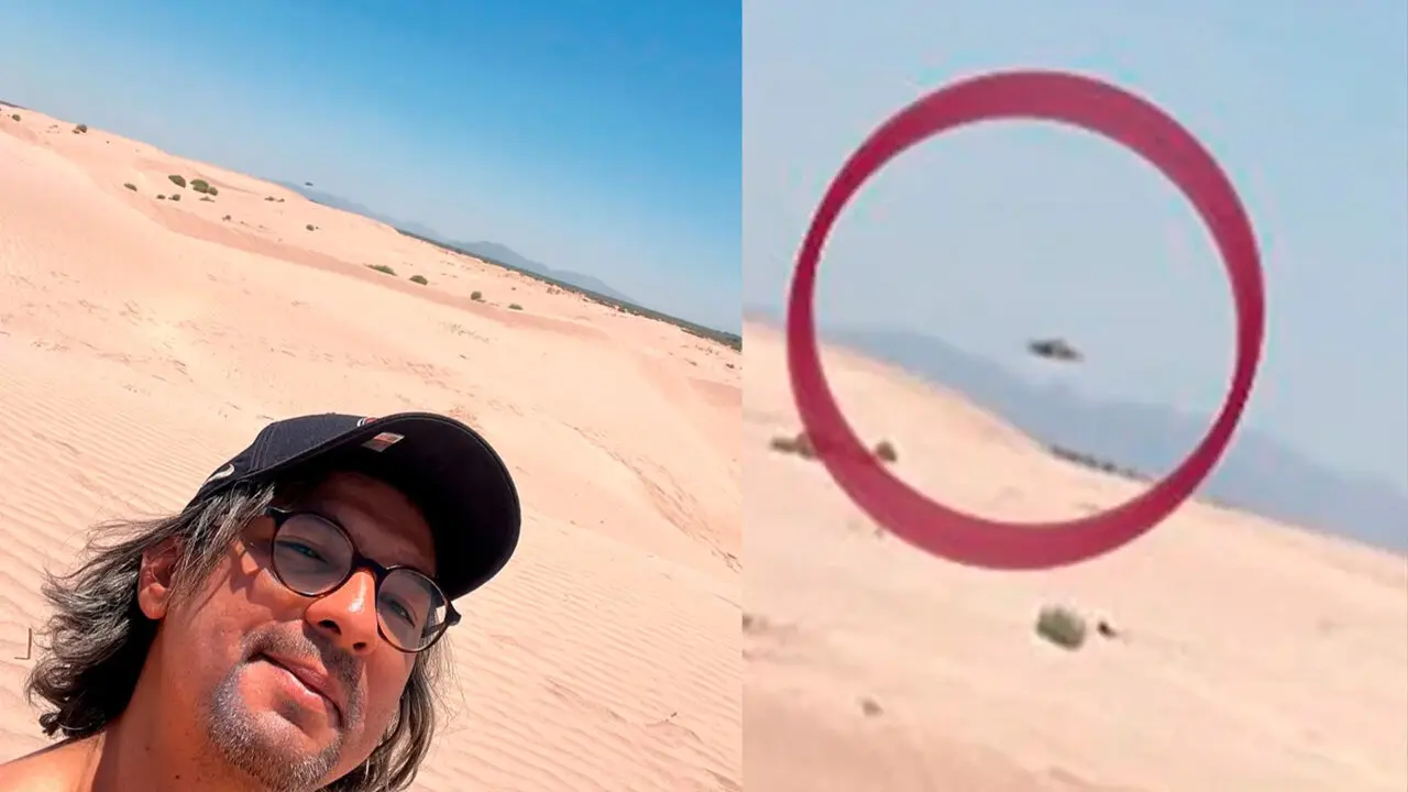Turista viraliza ao 'flagrar' OVNI 'Me viram e não me levaram'