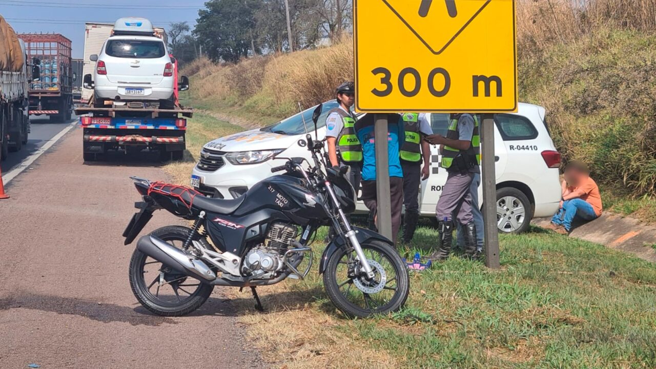 Motociclista morre em colisão com caminhão na Anhanguera, em Limeira