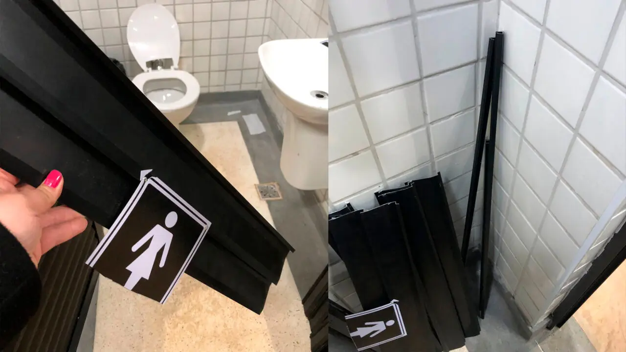Banheiro da Praça da Buzolin é vandalizado por adolescentes