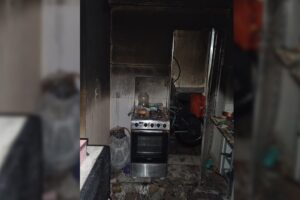 Defesa Civil interdita residência no Abílio Pedro após incêndio
