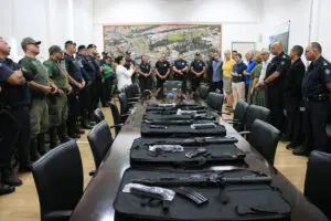 GCM de Limeira recebe novos fuzis para ampliar segurança do município