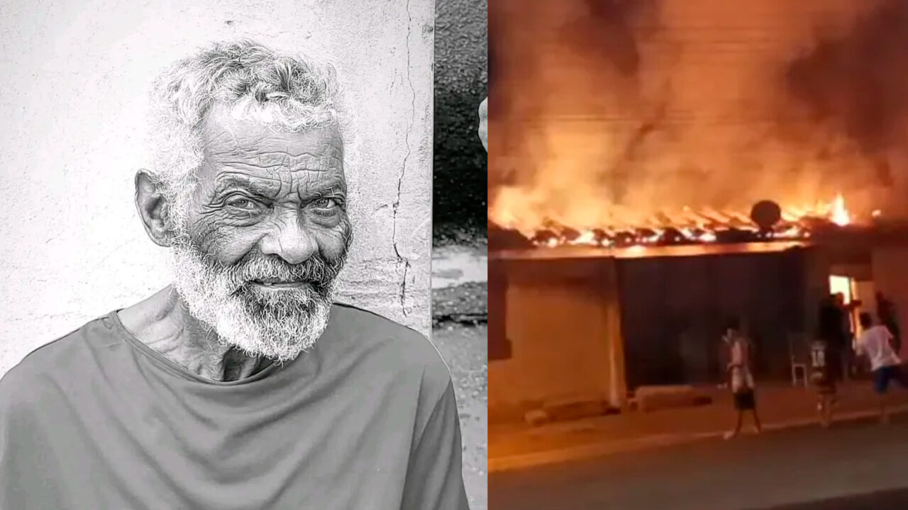 Homem é preso após atear fogo na própria casa e matar o pai no interior de SP