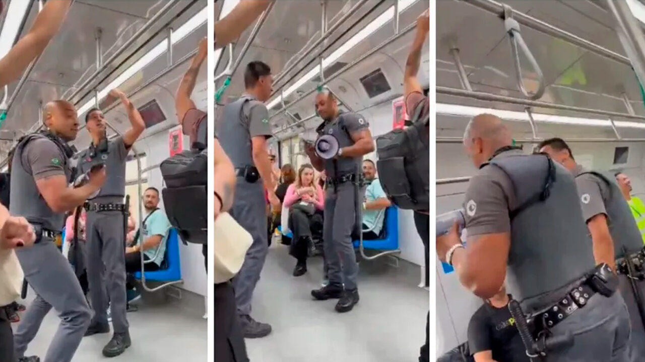 Seguranças viralizam ao dançarem Bruno Mars no metrô de SP