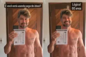 Modelo viraliza ao revelar idade: "uso vaga de idoso"