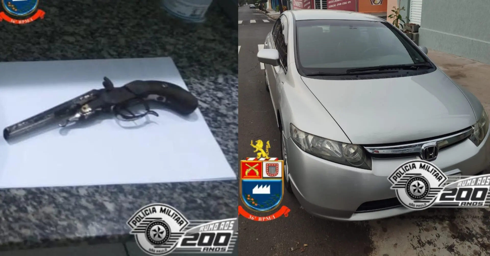 arma e carro pm