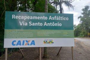 Recapeamento no Pires de Baixo está parado por falta de pagamento do Governo Federal