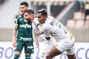 Santos vence Palmeiras e foge do rebaixamento