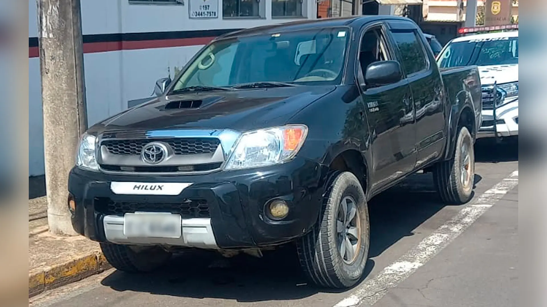 Caminhonete roubada em Mogi Guaçu é recuperada pela PM em Limeira