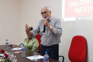 José Genoino, ex-presidente do PT, visita Limeira e participa de congresso do Sindicel