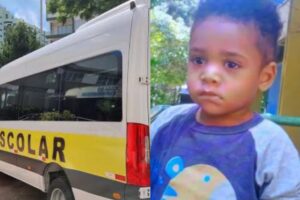 Uma criança de dois anos morreu após ser esquecida durante seis horas no interior de uma van escolar, na Vila Maria, zona norte de São Paulo.