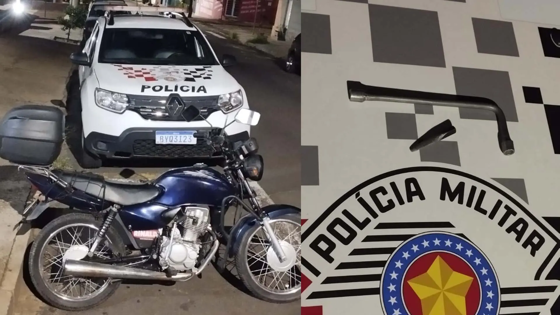 Adolescentes são apreendidos por furtar moto no Parque Cidade de Limeira