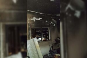 Apartamento pega fogo em condomínio na Av. Maria Thereza, em Limeira 