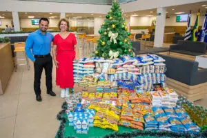 Fundo Social recebe doação de uma tonelada de alimentos