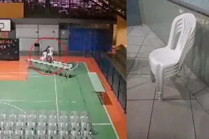 Ladrão invade escola, furta cadeiras e termina preso, em Limeira 