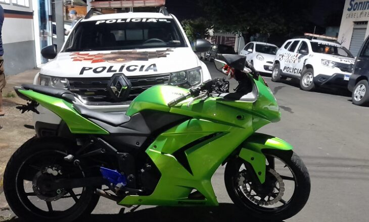 PM recupera moto roubada em Mogi Guaçu após acompanhamento em Limeira