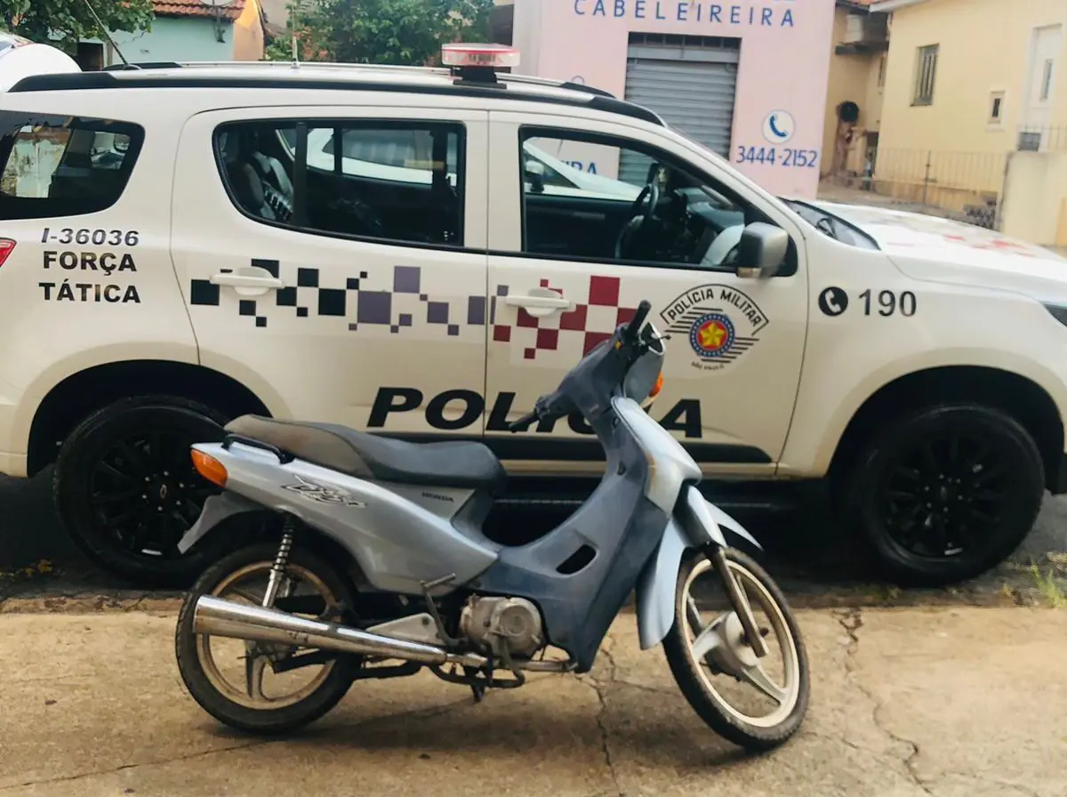 Polícia Militar recupera Honda Biz furtada em Limeira