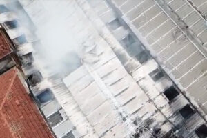 Veja imagens aéreas da Chohfi após incêndio