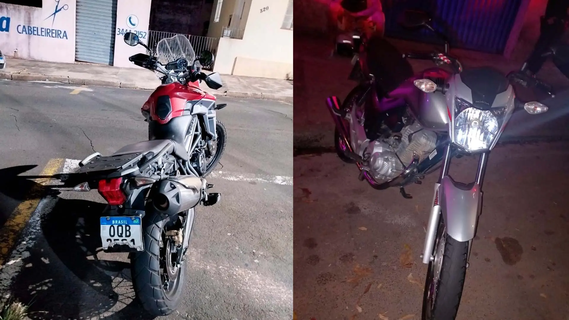 GCM apreende duas motos no Ernesto Kuhl, em Limeira
