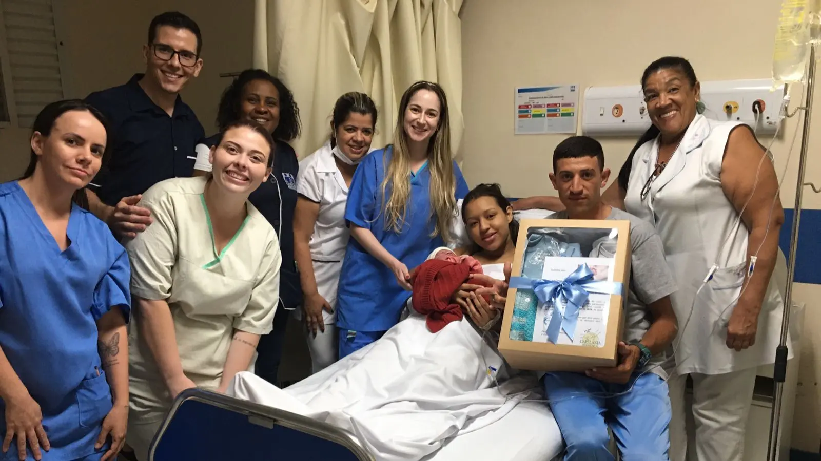 Heitor é o primeiro bebê a nascer na Santa Casa de Limeira em 2024
