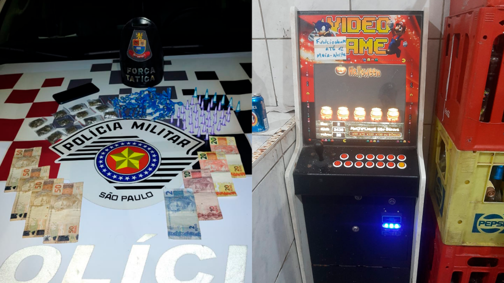 Jovem é preso por tráfico de drogas em bar no Jd. Cavinato 2