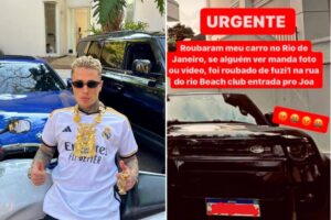 MC Daniel recupera carro de R$ 700 mil após ser roubado no Rio