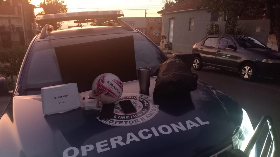 GCM prende ladrão por furto no Centro Comunitário do Amparo