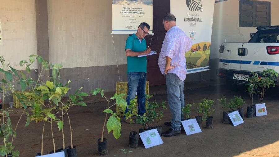 Limeira lança projeto que incentiva plantio de árvores com reflexos na produção de água