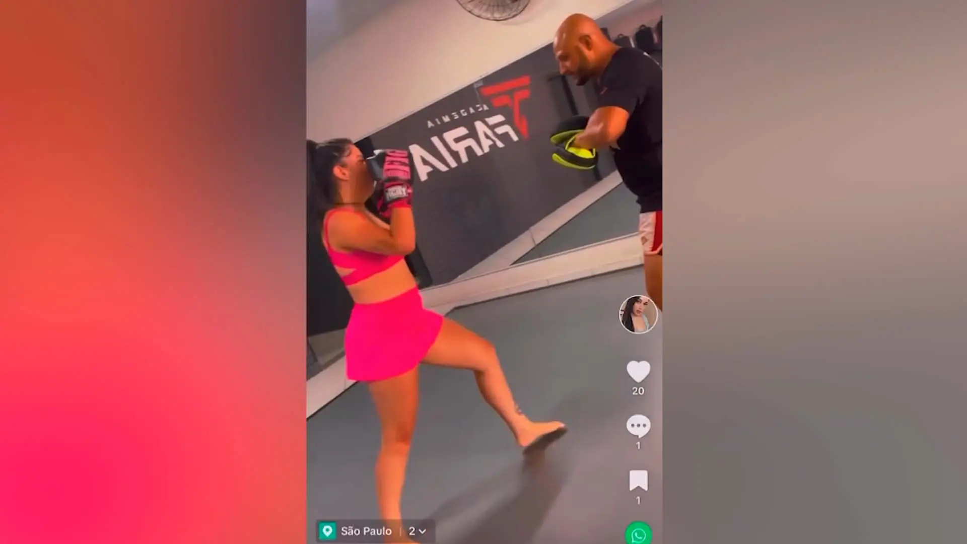 Academia Faria Fighters posta vídeo em homenagem a jovem vítima de acidente, em Limeira