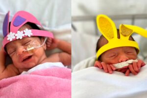 Bebês da UTI Neonatal da Santa Casa de Limeira celebram 1ª Páscoa