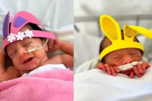 Bebês da UTI Neonatal da Santa Casa de Limeira celebram 1ª Páscoa