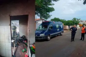 Casa pega fogo no Jardim Santa Lúcia; não há feridos