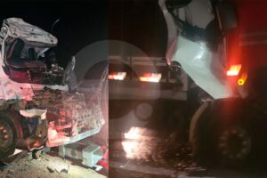 Colisão traseira entre caminhões deixa motorista morto na Anhanguera, em Limeiraa 