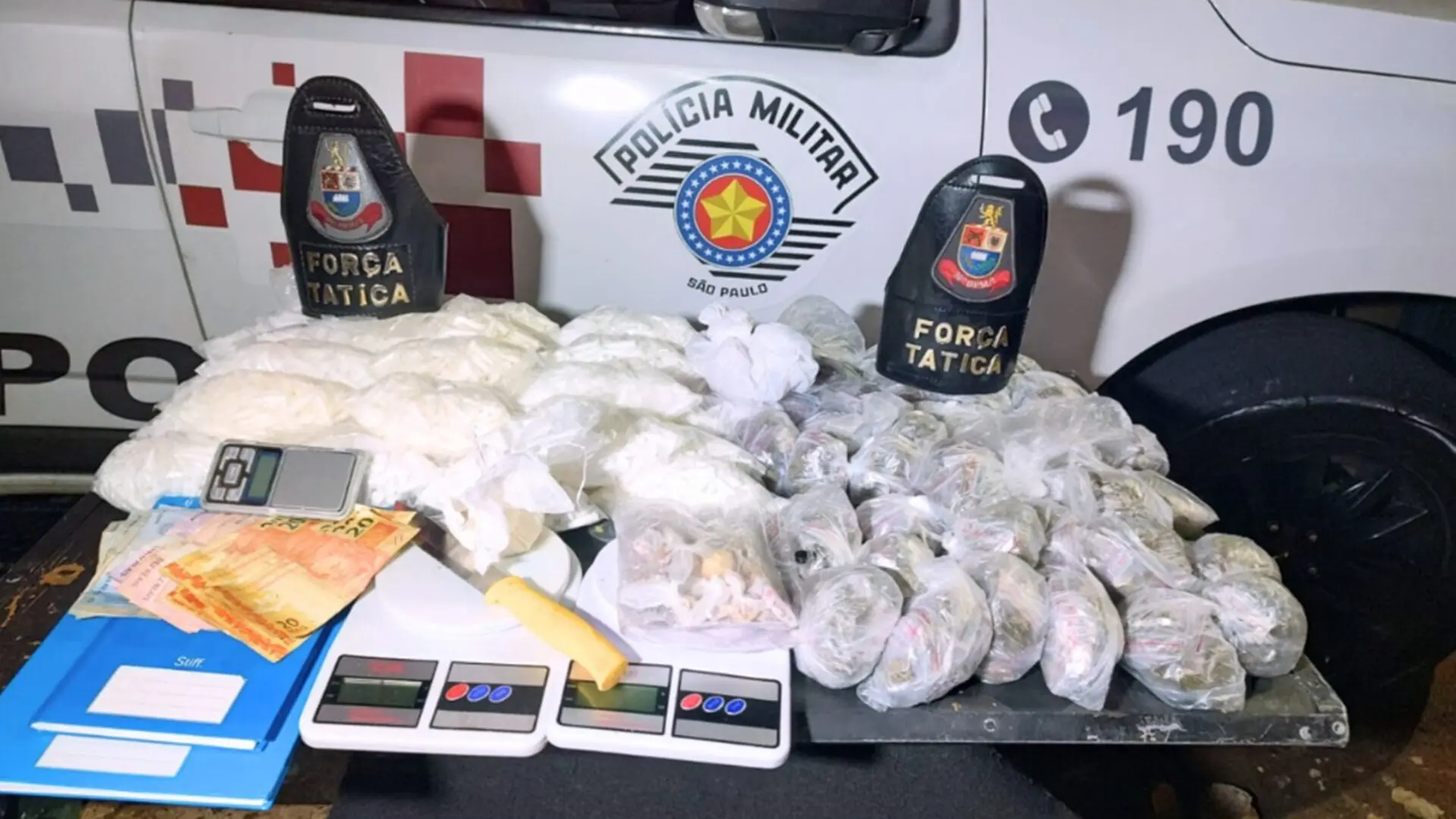 PM estoura casa bomba que distribuía drogas em Limeira