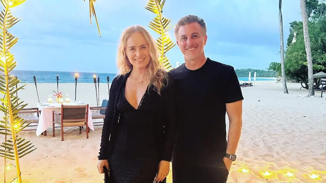 Angélica diz que fala sobre casamento aberto com Luciano Huck