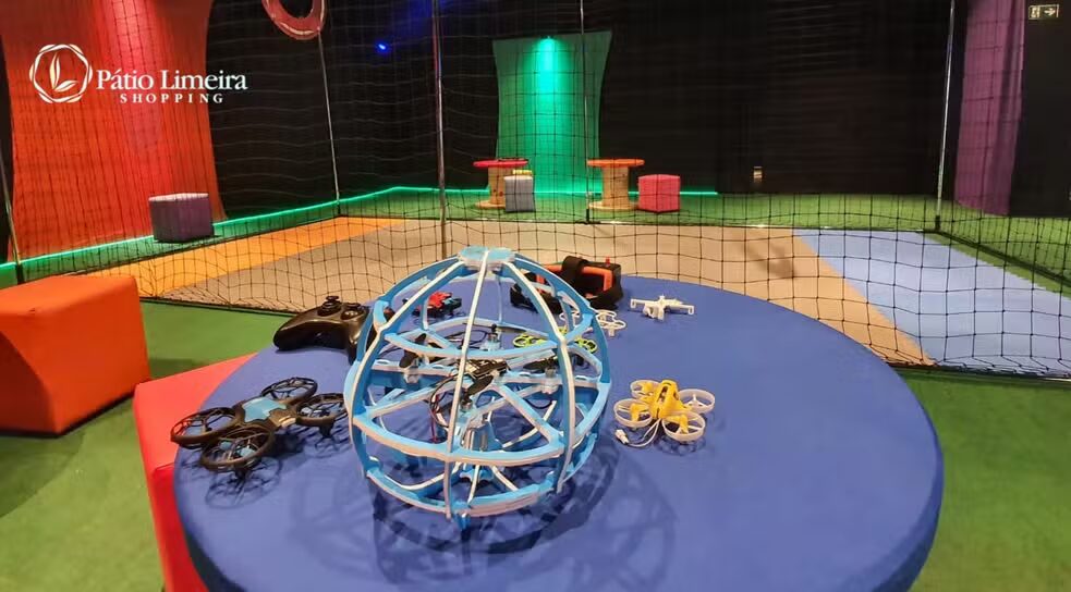Arena de drones é inaugurada no Pátio Limeira Shopping