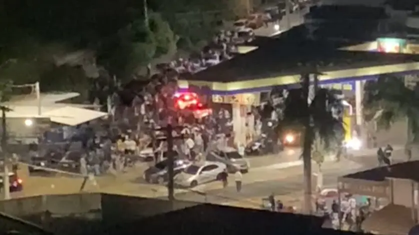 Imagens mostram 'fluxo' próximo à Avenida Fabrício Vampré, em Limeira