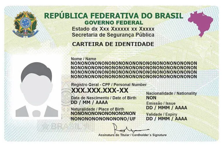 Nova identidade adota CPF como número principal e integra dados de outros documentos