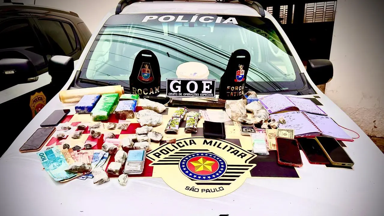 Casal é preso com drogas dentro de casa no Ragazzo, em Limeira