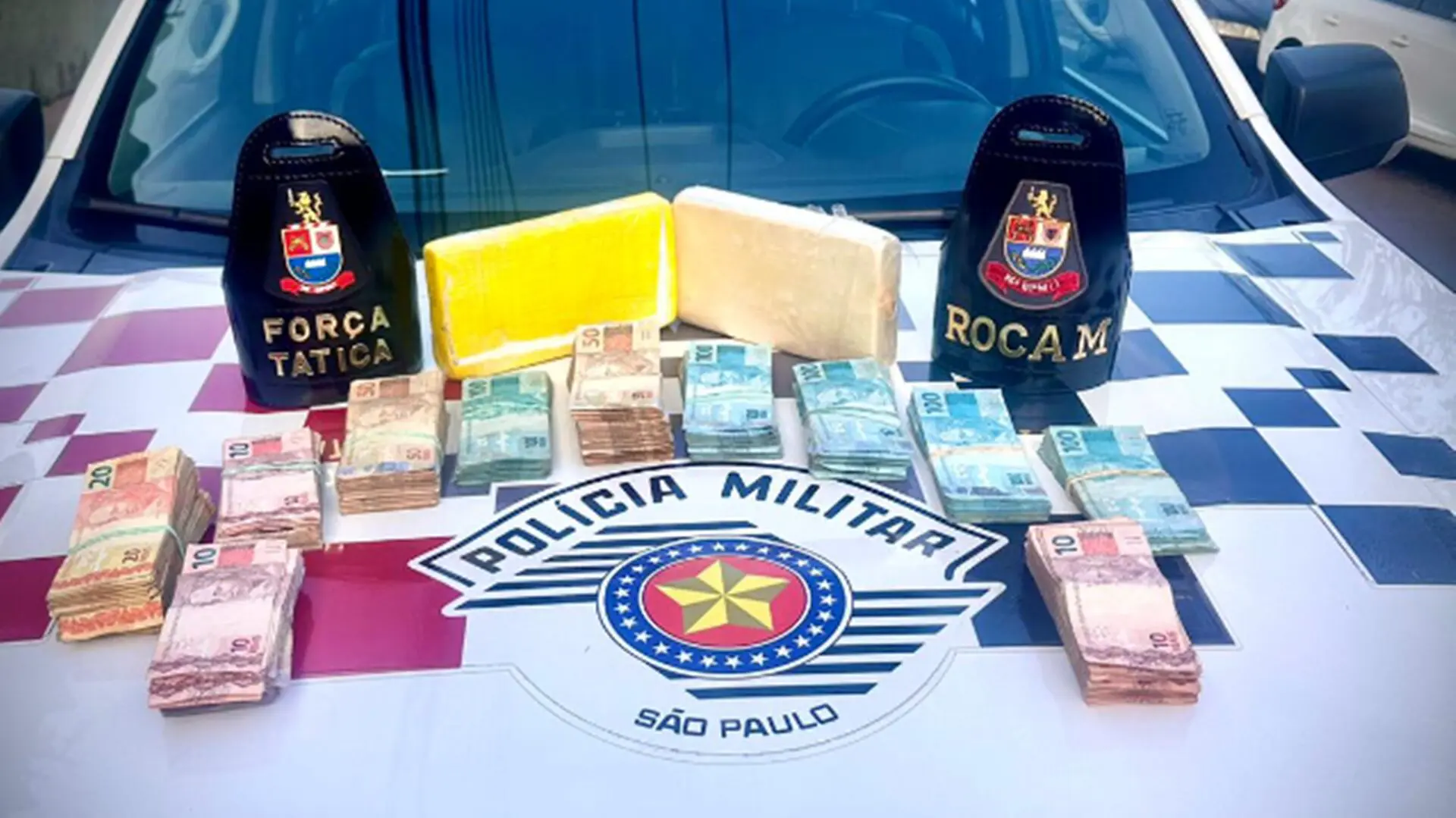 Dois são presos com drogas e mais de R$80 mil, em Limeira