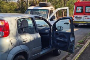 Motorista morre na direção e causa acidente na Av. Abílio Pedro, em Limeira