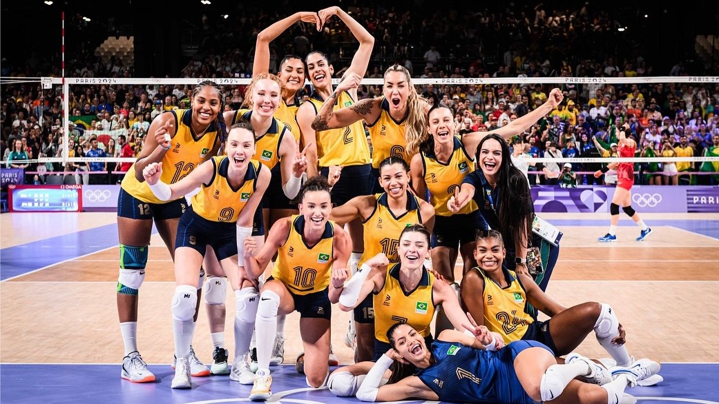 Vôlei feminino do Brasil fica com o bronze nas Olimpíadas de Paris