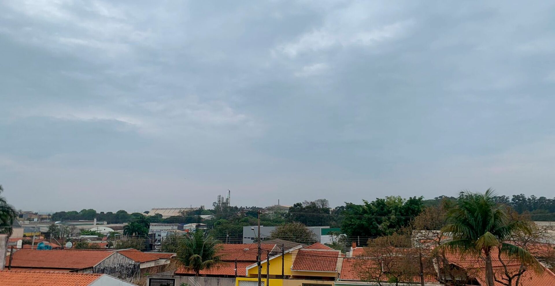 Após tempo seco, Limeira registra chuva nesta segunda-feira