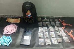 PM prende indivíduo por tráfico de drogas, em Limeira