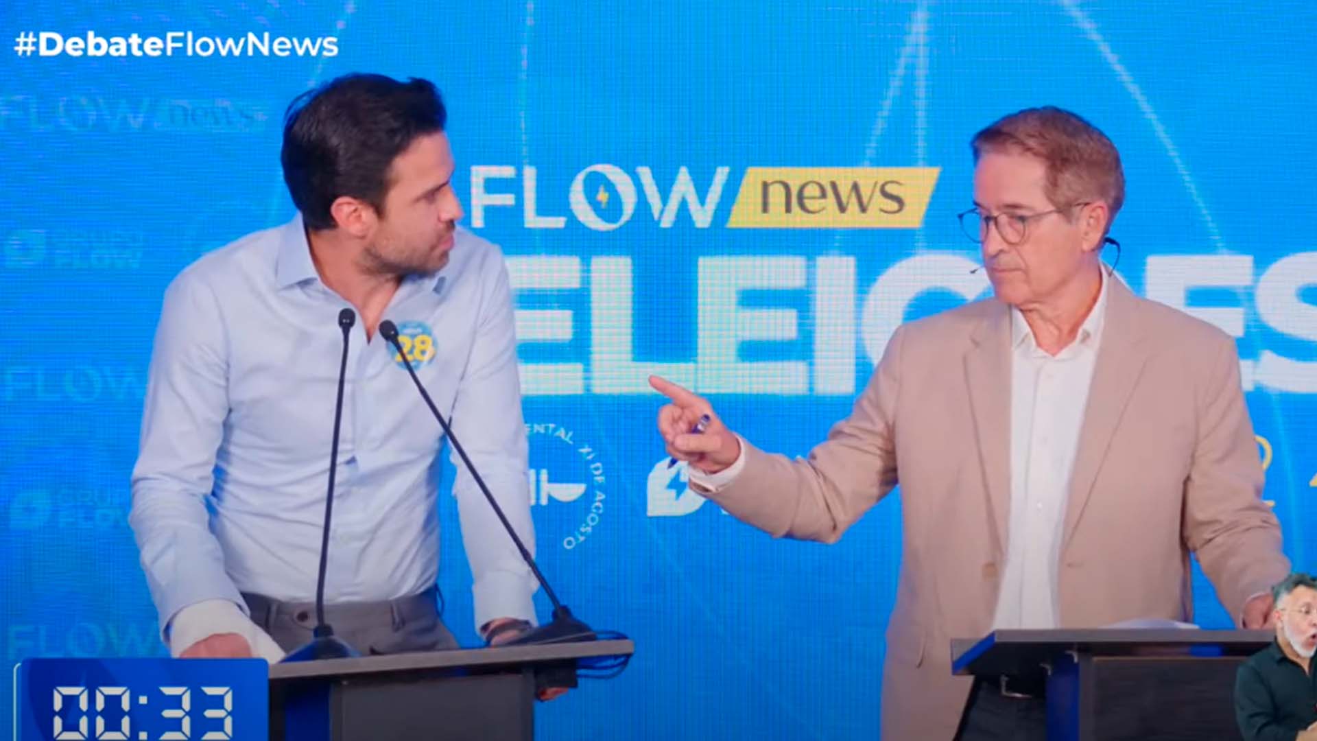 Pancadaria marca debate do Flow após expulsão de Marçal